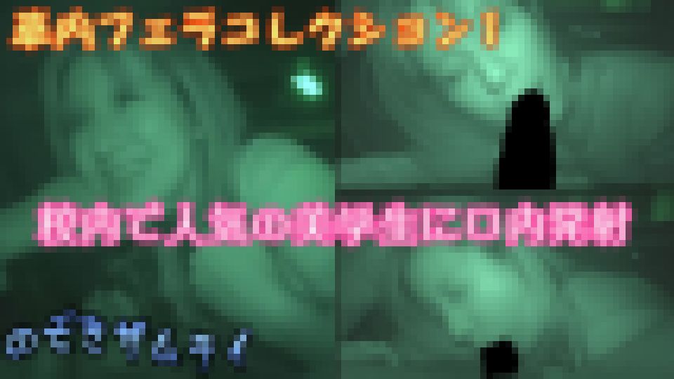 教授の車内フェラコレクション 1　素人