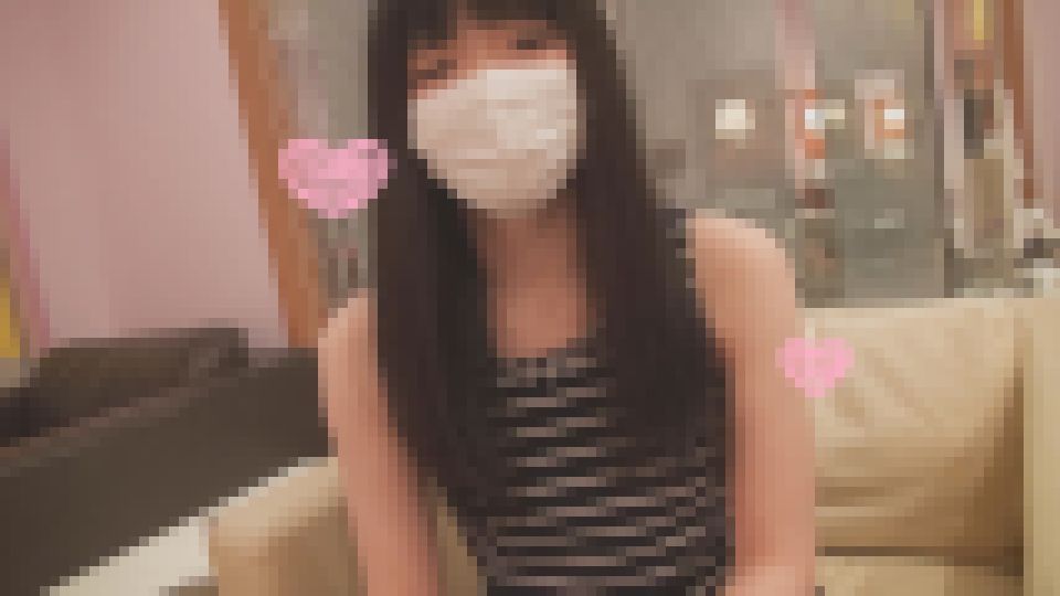 【乱交３P 】黒髪清楚りなちゃん?二人の男に感度ビンビンのクリをいじられ快楽昇天?もう誰でもいいから入れて状態?　りな